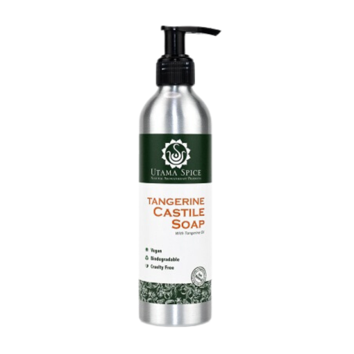 tangerine natural liquid soap