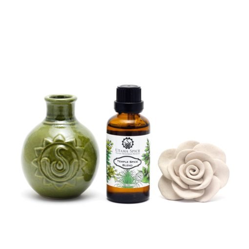 Ceramic Diffuser with Temple Spice Oil - Image 2