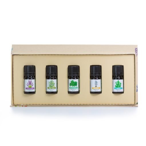 natures aid essential oil set open white