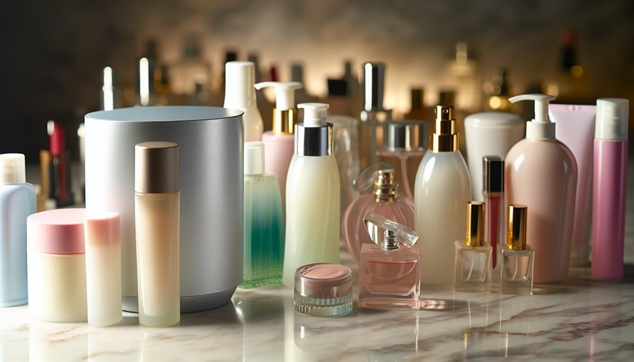 Photo of personal care products containing phthalates