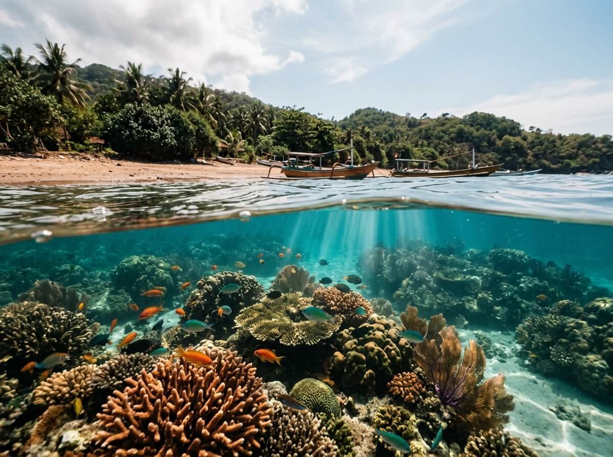 reef-safe natural sunscreen protecting coral reefs