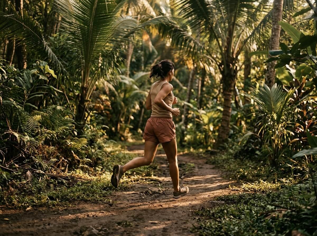active lifestyle and natural deodorant protection during tropical exercise