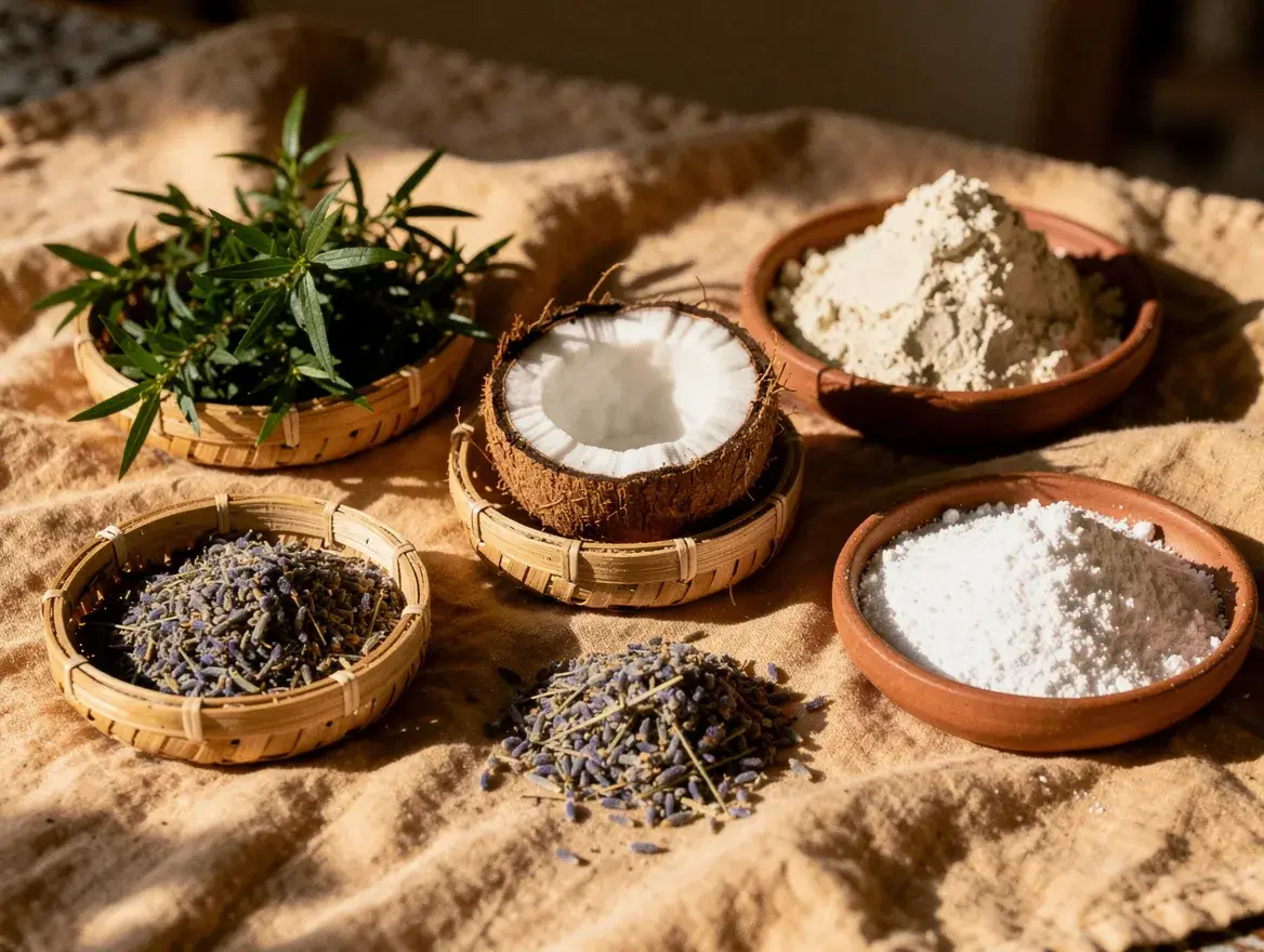 Key botanical ingredients to look for in a natural deodorant