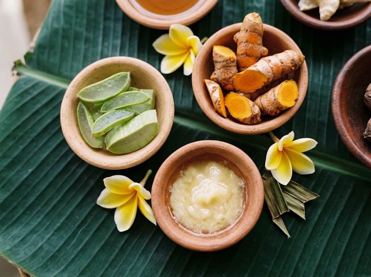 natural aloe vera and botanical ingredients for skin concerns