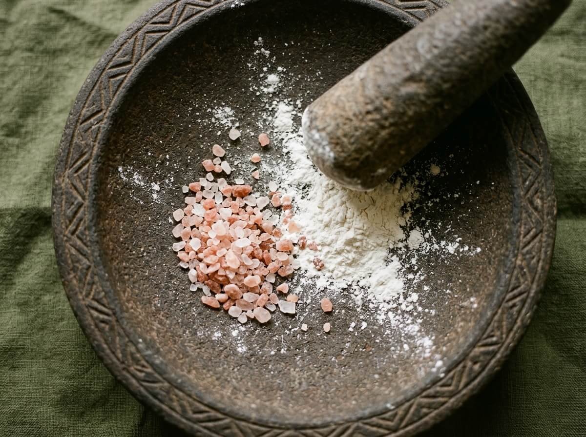 natural deodorant ingredients including arrowroot and mineral salts