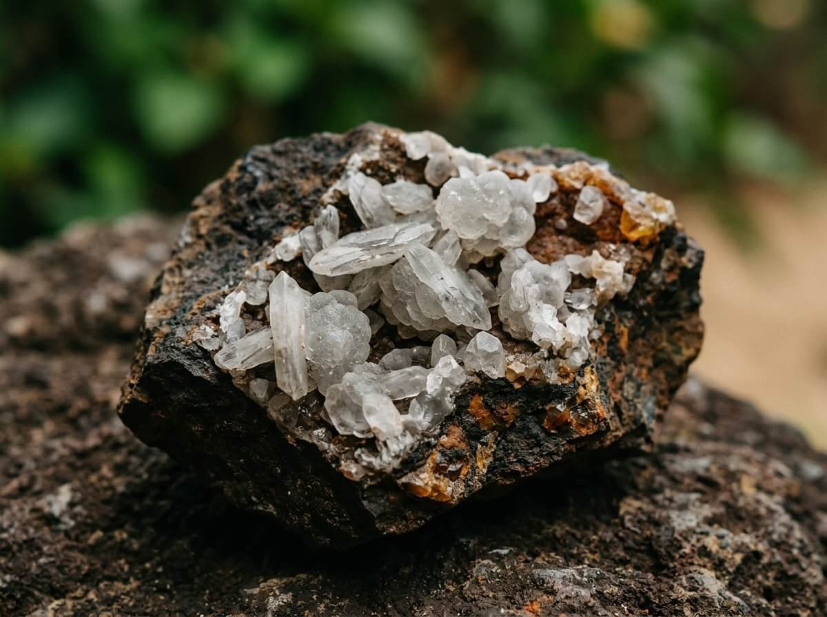 aluminum mineral crystals showing the compound found in conventional antiperspirants