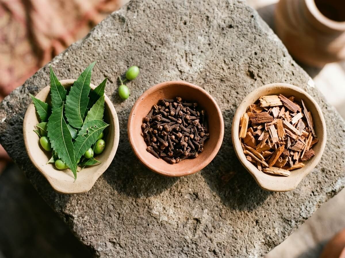 neem cloves and cedarwood natural insect repellent ingredients