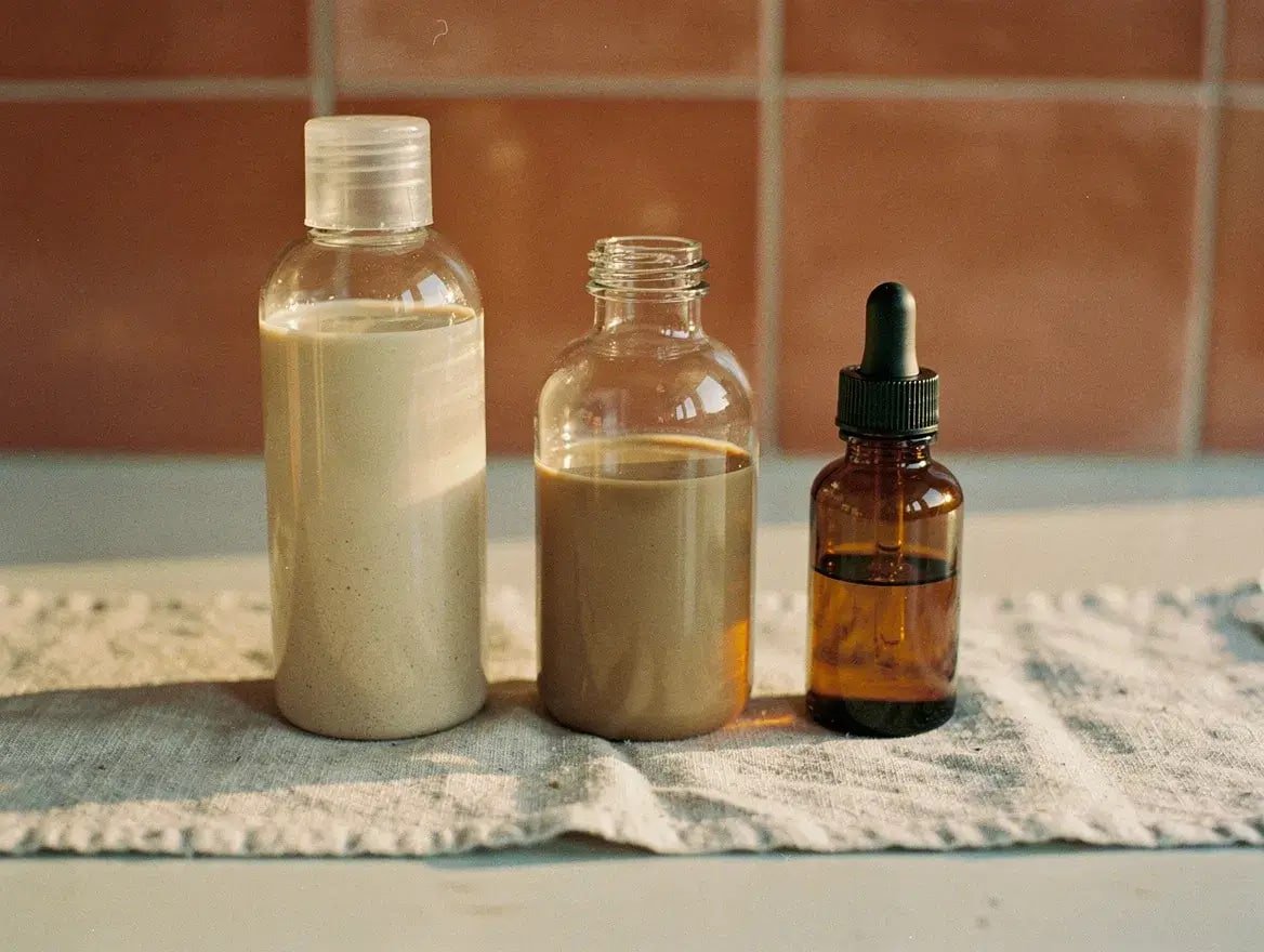 Layering shampoo, conditioner, and hair oil