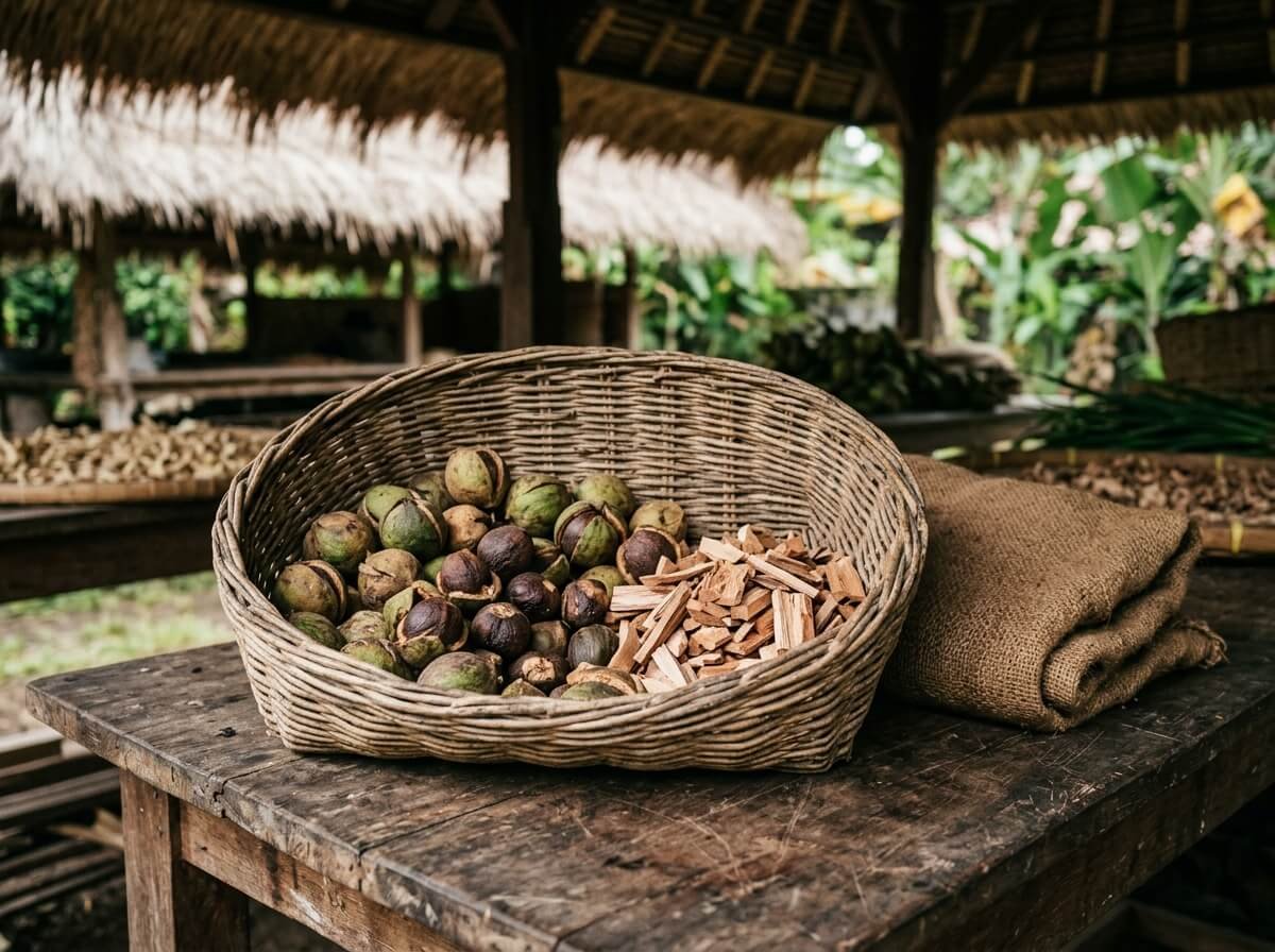 balinese ingredient sourcing wild harvest illipe sandalwood