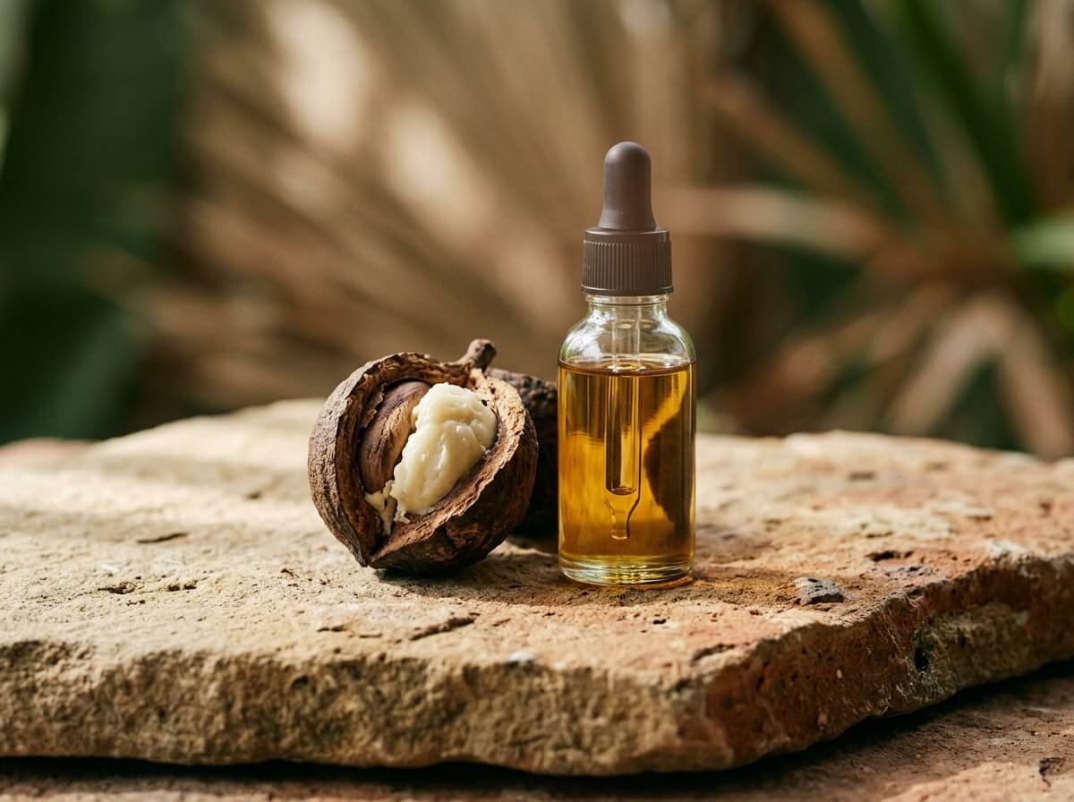 kukui and illipe oils for skin barrier protection