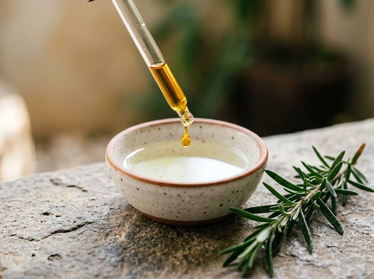 diluting essential oil in carrier oil