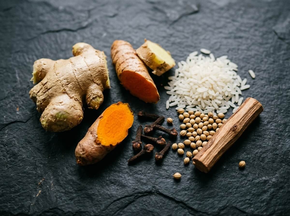 warming botanical ingredients used in balinese boreh
