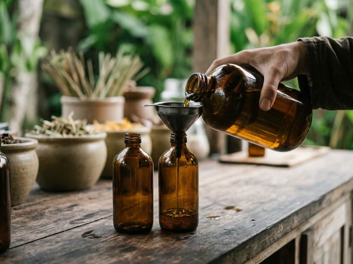 choosing and refilling two oils instead of over-buying