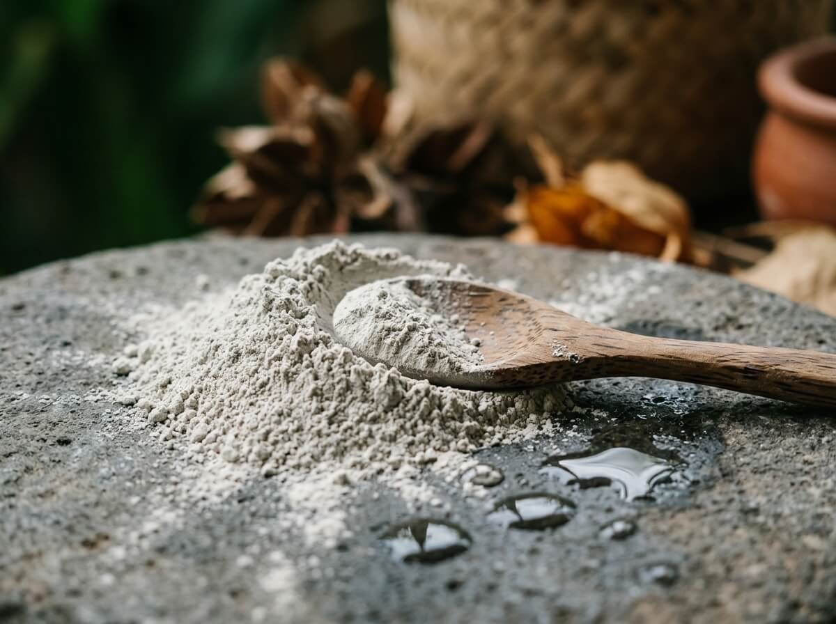 how a clay mask adsorbs excess oil from skin