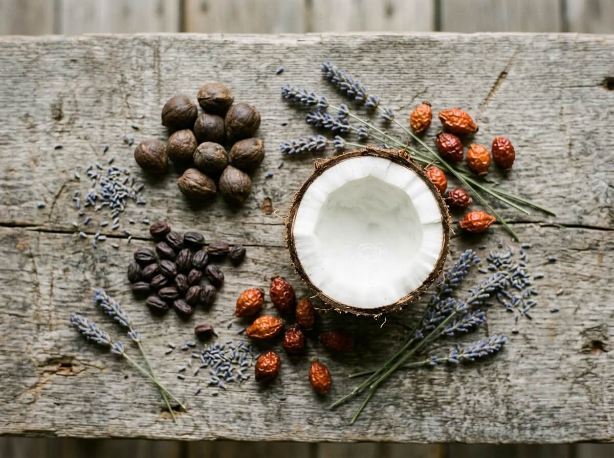 carrier oils and botanicals inside a face oil versus a body oil