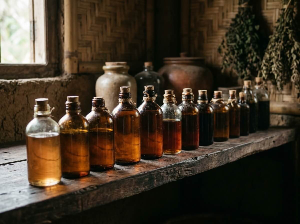 aged patchouli oil that improves with maturation