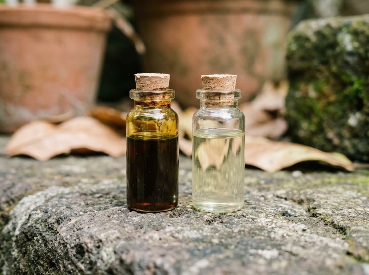 comparing real patchouli oil versus diluted oil