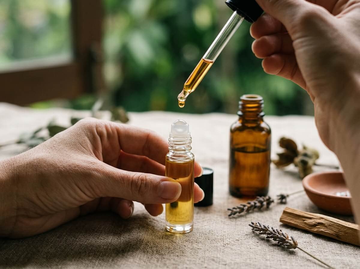 how to use peppermint essential oil safely with a carrier oil