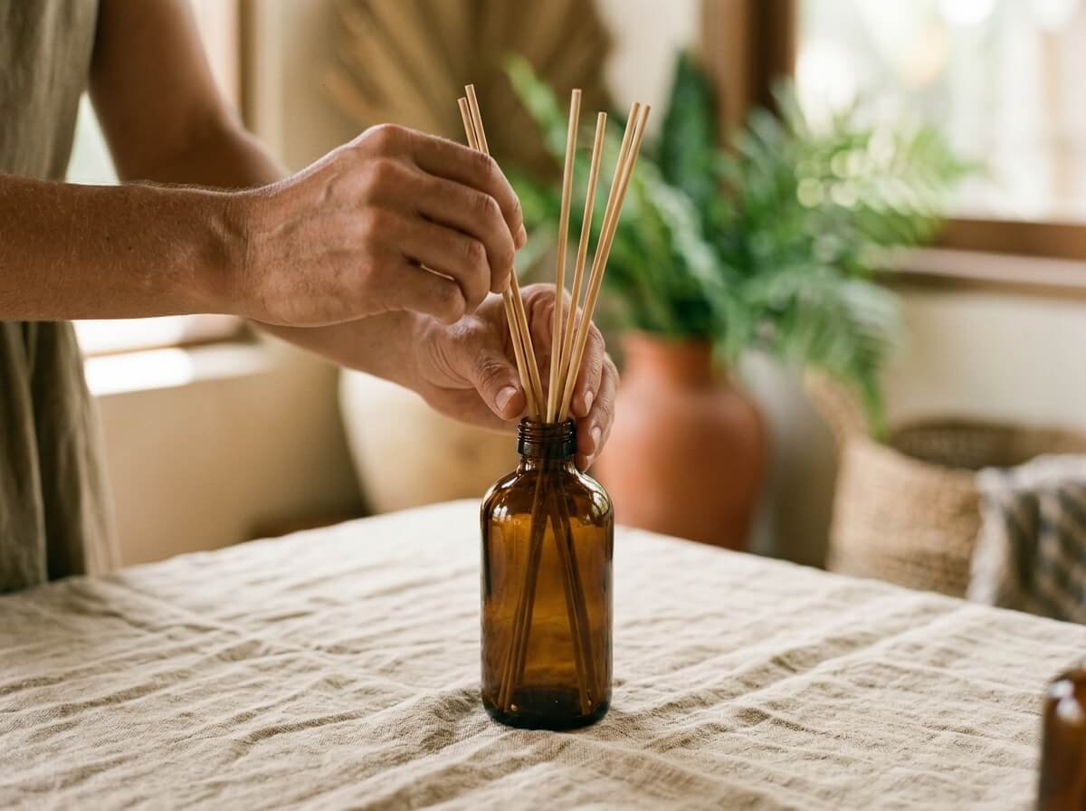 choosing or making your own natural reed diffuser