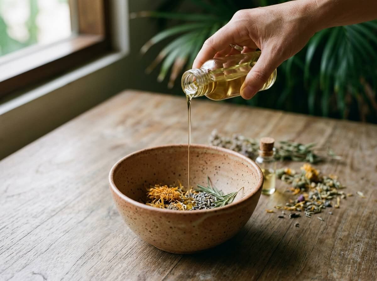Diluting essential oils in a carrier oil, the safety rule most scar guides skip