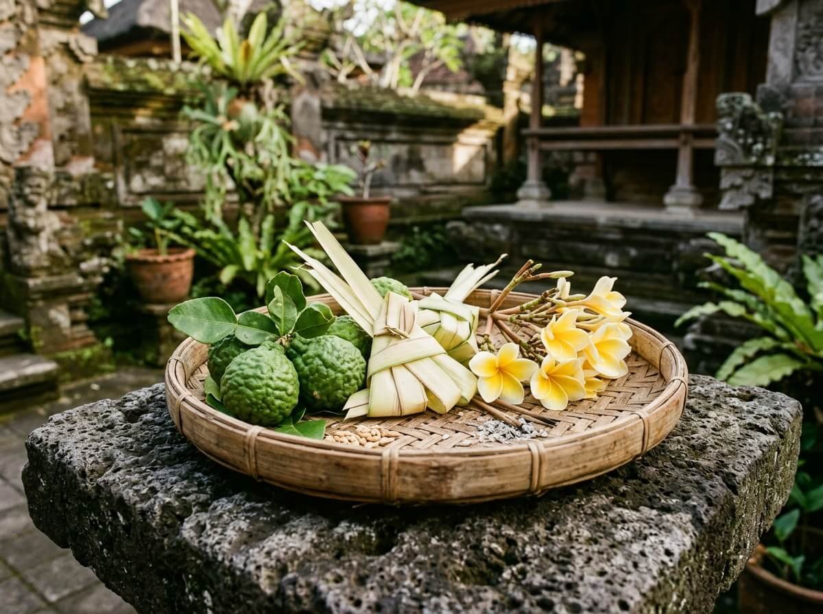 jeruk purut kaffir lime in Balinese heritage tradition