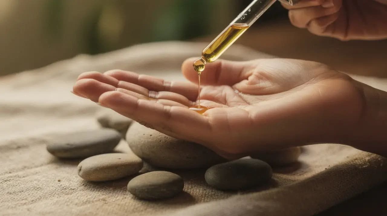 oil cleansing method with a botanical face oil