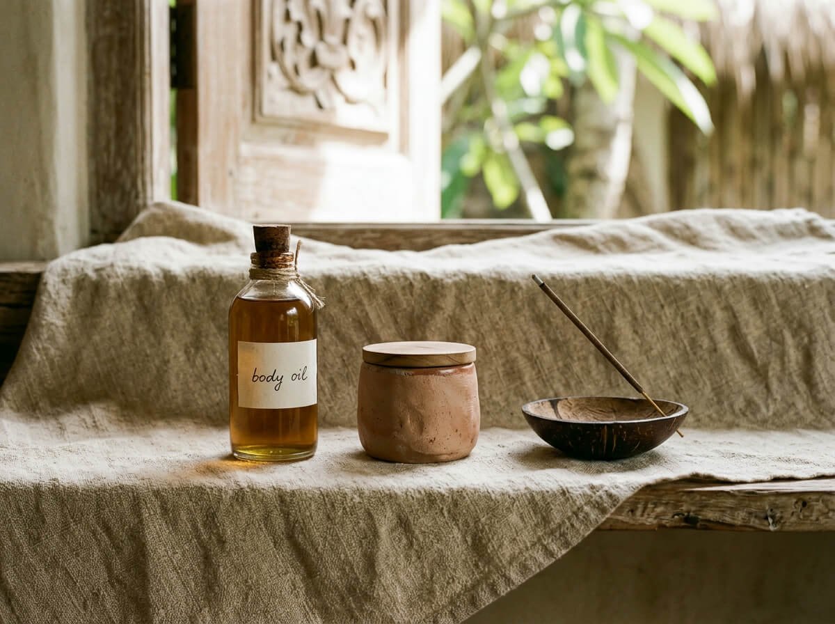 a simple weekly framework for Balinese beauty rituals at home