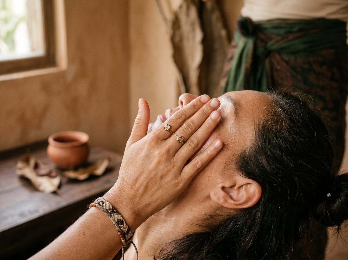 step by step double cleansing technique with oil massage