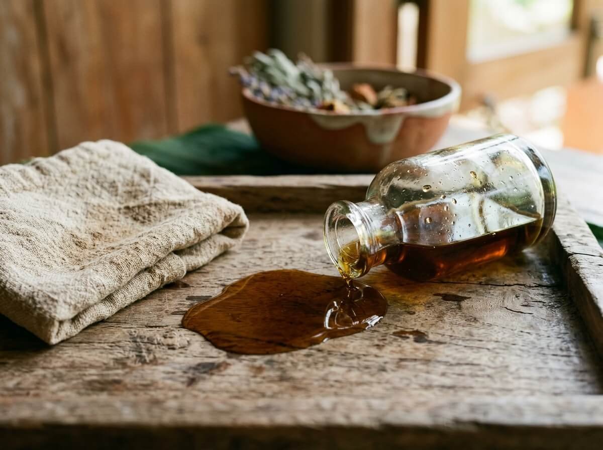 using the right amount of oil during a massage ritual