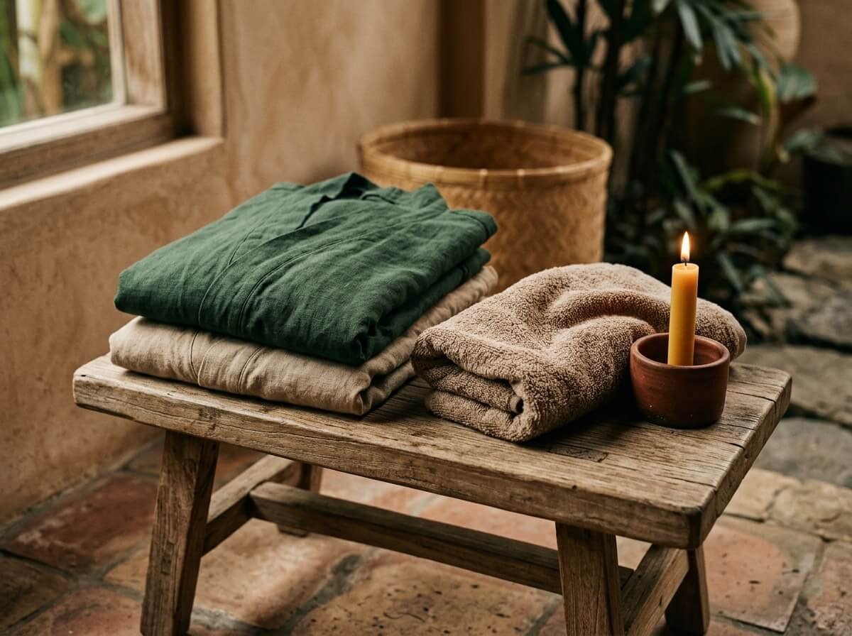 aftercare ritual following a couples massage with body oil