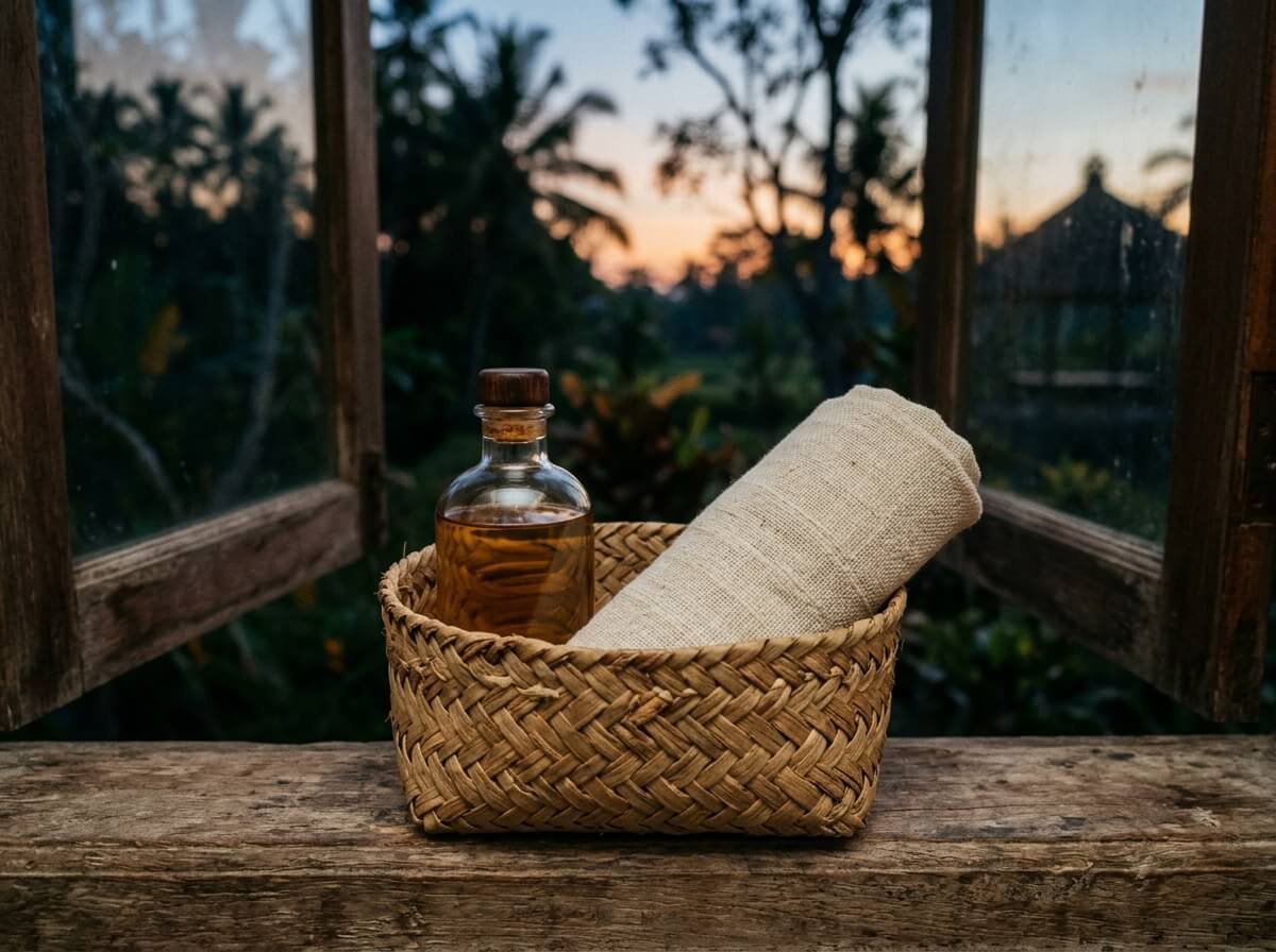 building a returning ritual practice with romantic massage oil for couples