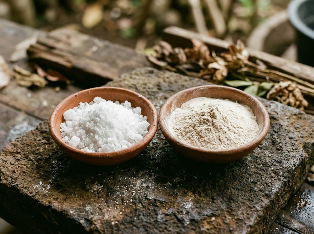 baking soda versus arrowroot powder texture comparison for sensitive underarm skin