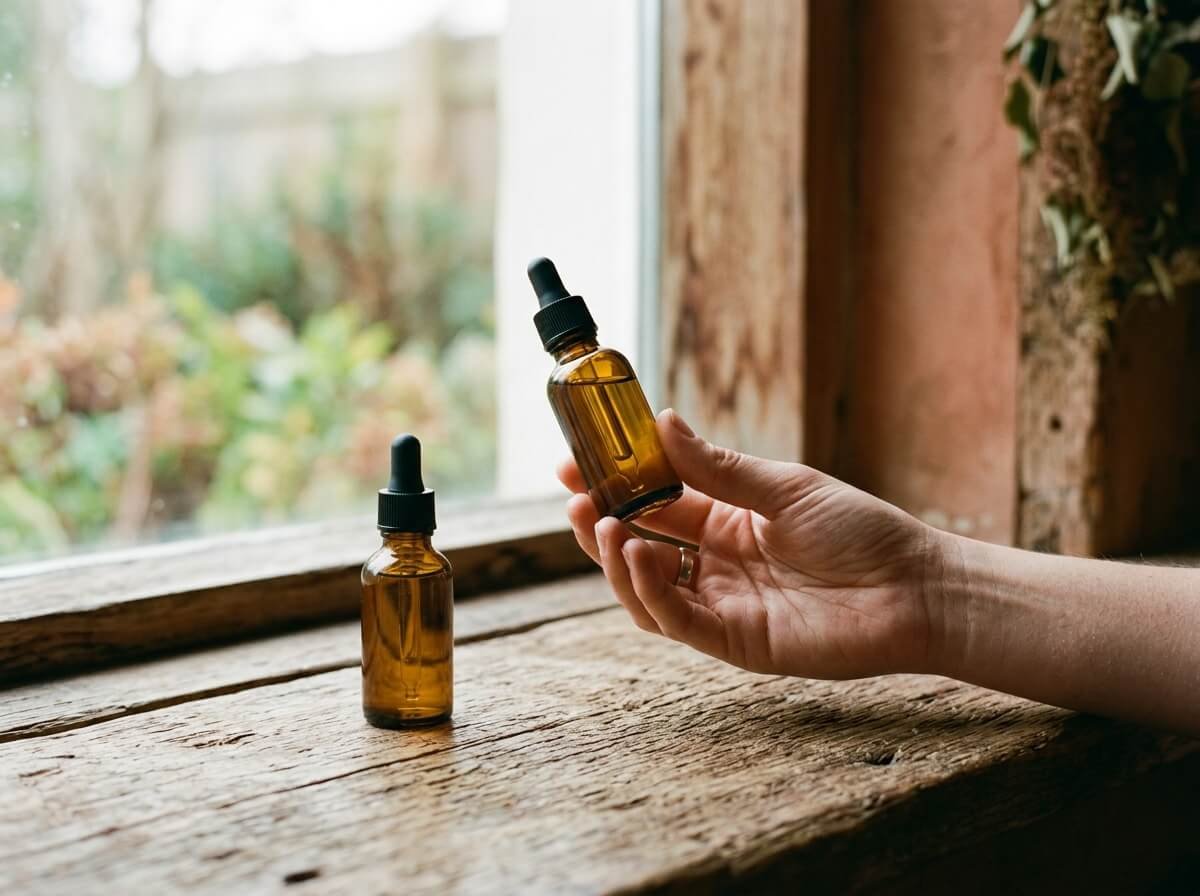 Comparing two bottles of bergamot essential oil before buying