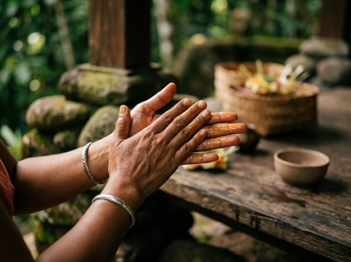 the anhydrous oil ritual Bali has used for generations, long before skinimalism had a name